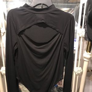Black Long Sleeve Body Suit